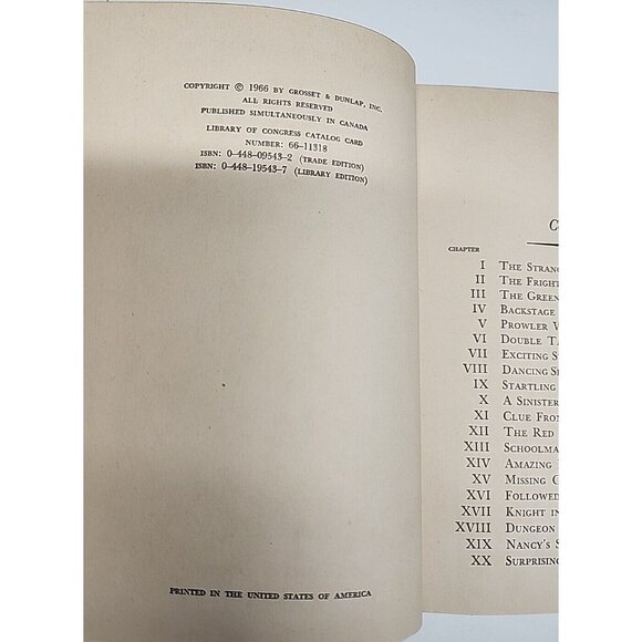 1966 Nancy Drew Double Mystery: 99 Steps & The Clue in the Crossword Cipher - Picture 9 of 10